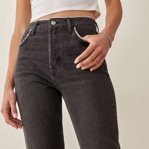 Stardust High Rise Straight Jeans (never worn)